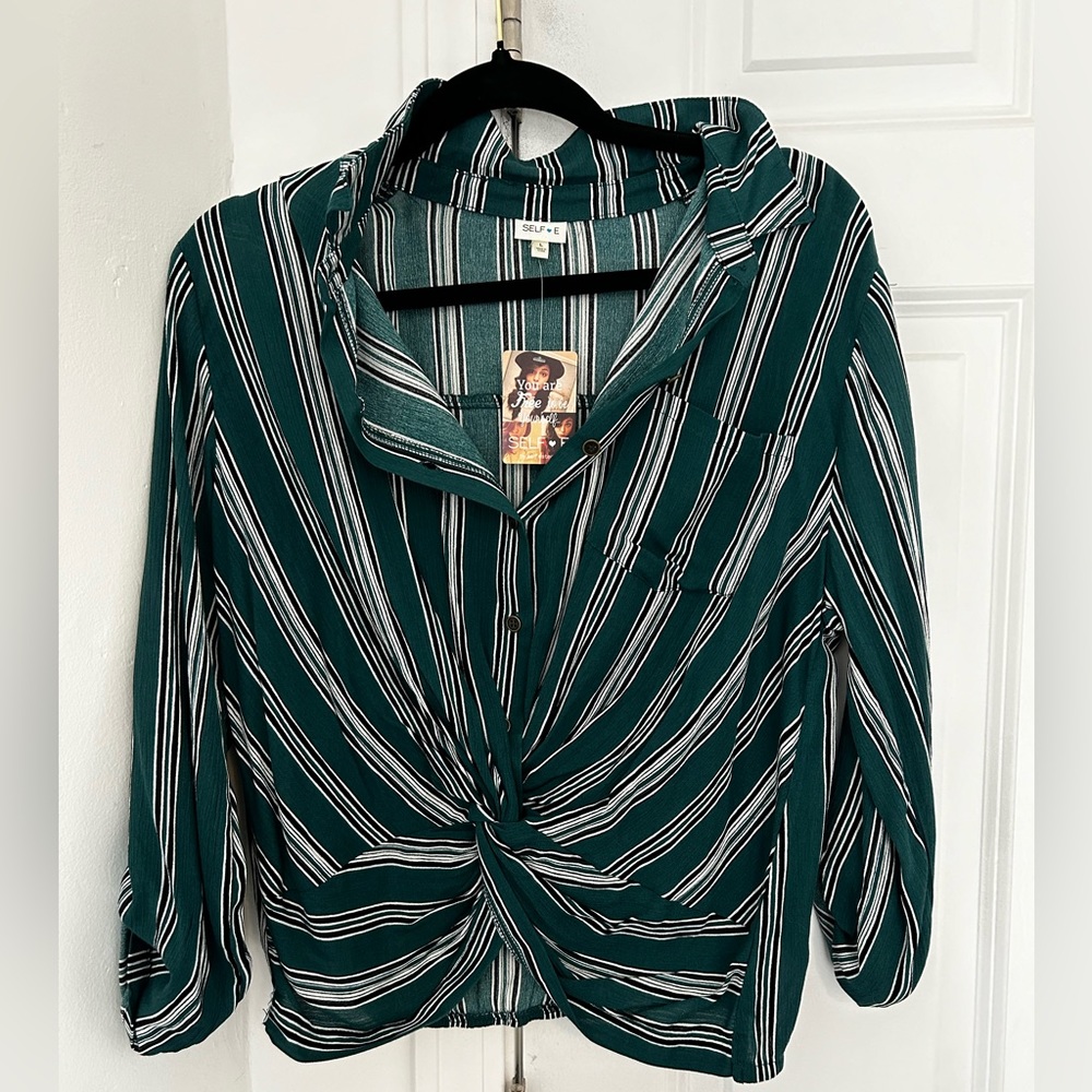 Green blouse